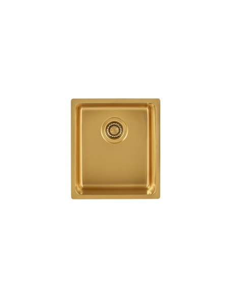 Clearwater Salsa Brass SA35BB 1.0 Bowl Kitchen Sink Under / Inset PVD