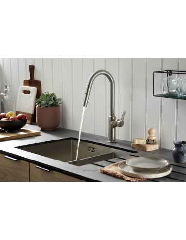 Clearwater Volta 1.5 VL53LS Kitchen Sink LH Main Bowl Stainless Steel