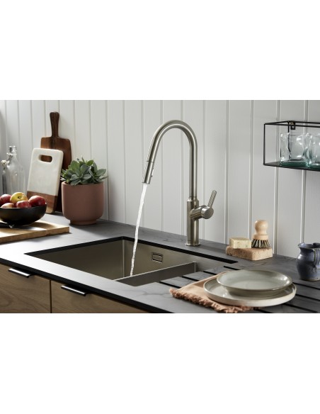 Clearwater Volta 1.5 VL53LS Kitchen Sink LH Main Bowl Stainless Steel