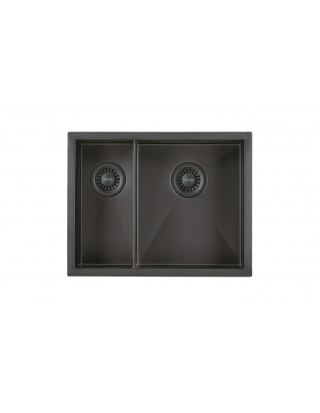 Clearwater Volta VL53RBL Black PVD 1.5 Kitchen Sink Under Inset