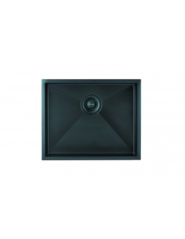 Clearwater Volta VL500BL Black Kitchen Sink Under Or Inset PVD