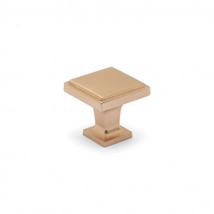 Champagne Gold Square Knob Door Handle Moet 29mm x 29mm FF13400CPG 2