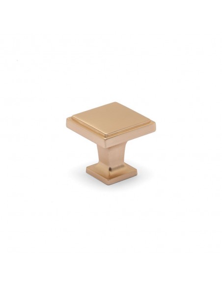 Champagne Gold Square Knob Door Handle Moet 29mm x 29mm FF13400CPG