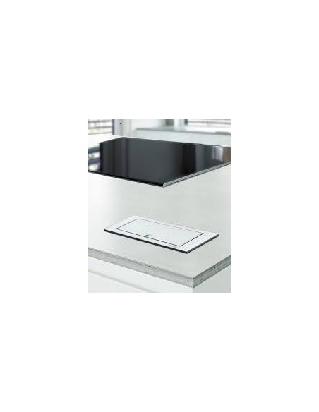 EVOline Backflip White Matt Kitchen UK Sockets C type USB Charger 1592 7101 9900