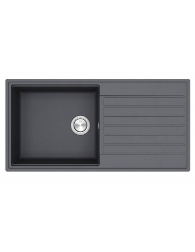 Clearwater Kameo Smart Kitchen Sink Slate 1.0 Granite Quarex 1000x500 KAMD100LSL