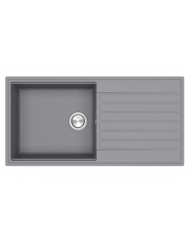 Clearwater Kameo Smart Kitchen Sink Steel 1.0 Granite Quarex 1000x500 KAMD100LST