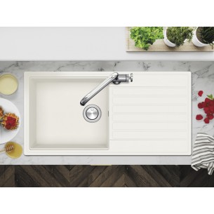 Clearwater Kameo Smart Blizzard Sink 1.0 Kitchen Granite Quarex 1000x500 KAMD100LBL