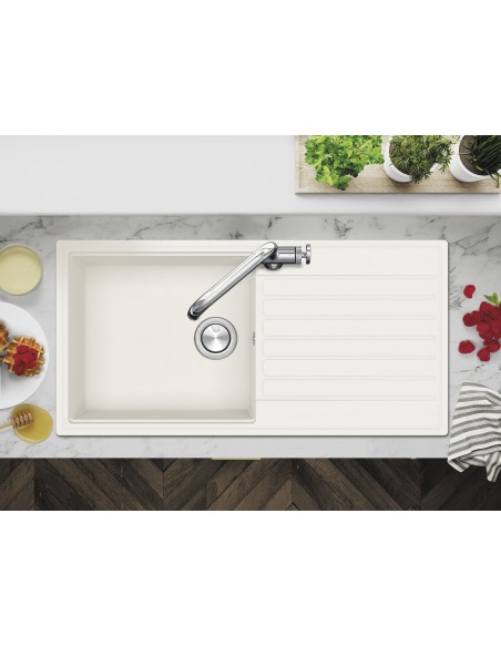 Clearwater Kameo Smart Blizzard Sink 1.0 Kitchen Granite Quarex 1000x500 KAMD100LBL