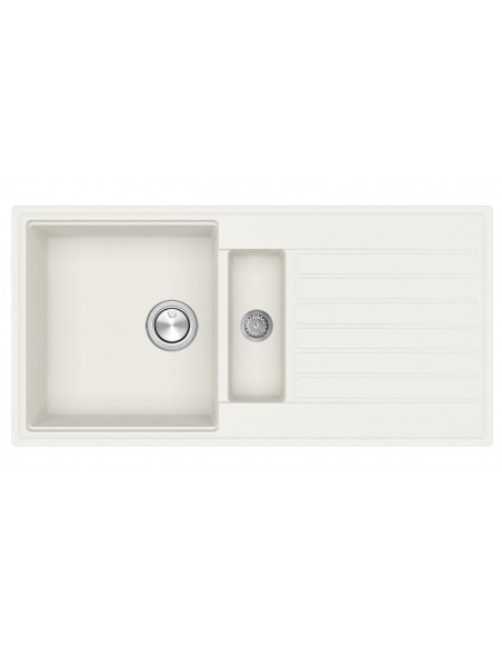 Clearwater Kameo Smart Blizzard Sink Kitchen 1.5 Granite Quarex 
 KAMD150LBL