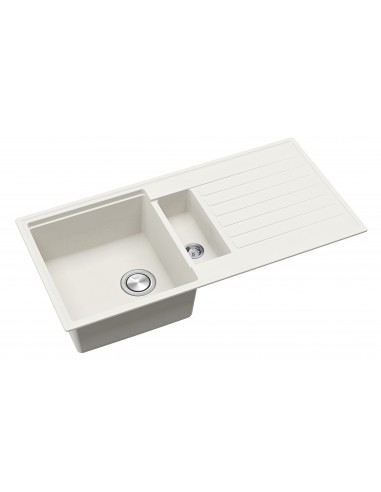 Clearwater Kameo Smart Blizzard Sink Kitchen 1.5 Granite Quarex 
 KAMD150LBL