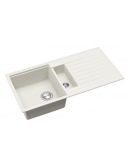 Clearwater Kameo Smart Blizzard Sink Kitchen 1.5 Granite Quarex 
 KAMD150LBL