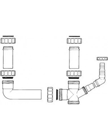 Plumbing kit included