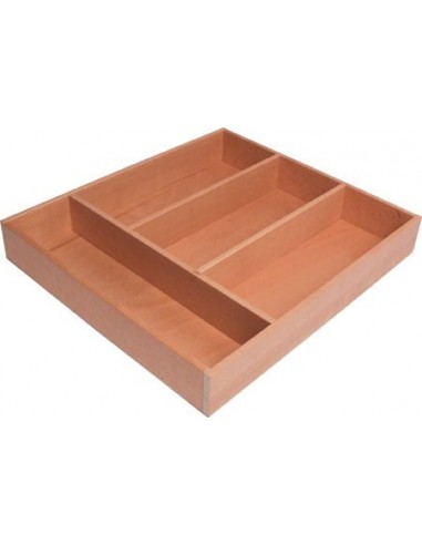 Solid Beech Cutlery Tray Kitchen Drawer Insert 360 Wide x 400mm Depth 55732325
