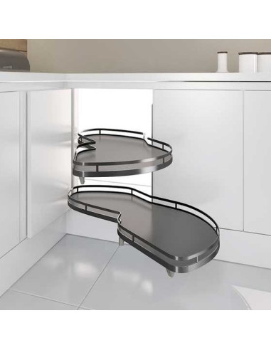 500mm Kessebohmer LeMans II Kitchen Corner Carousel KSA2LM500A Right Hand