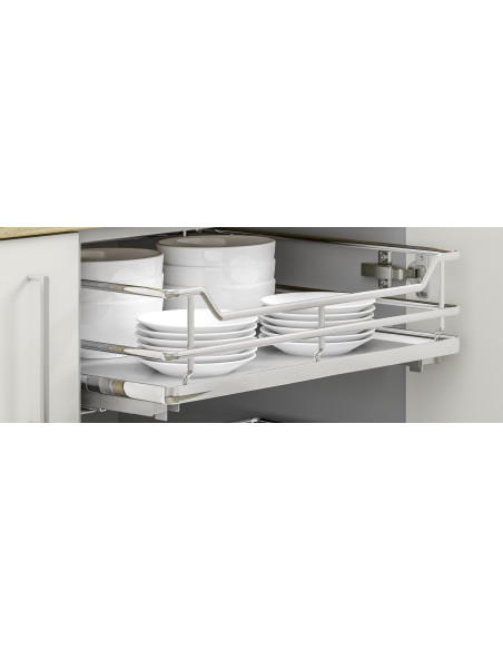 400mm Internal Kitchen Drawer Soft Closing Innostor Single Pull Out IP2IP400 or IP2IP400X3