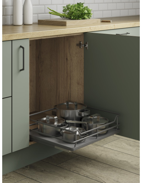 450mm Internal Kitchen Drawer Soft Closing Single Pull Out Hinged Door IP4IP450