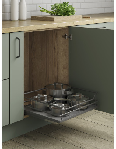500mm Internal Kitchen Drawer Soft Closing Single Pull Out Hinged Door IP4IP500