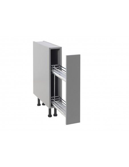 150mm Kitchen Base Anthracite Mat Kitchen Pull Out Storage Innostor IP4B150