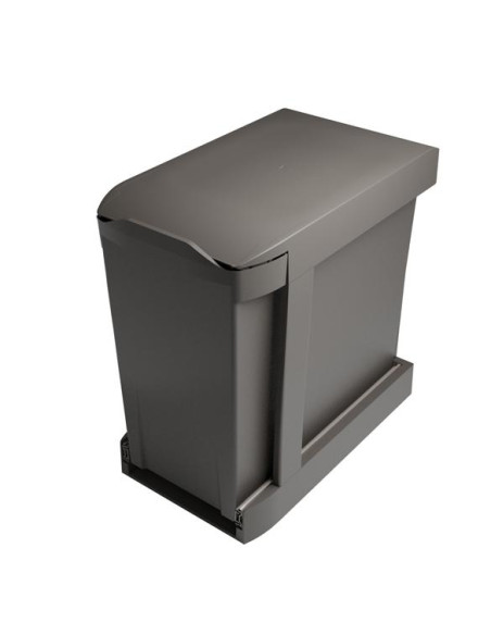 400mm Auto Opening Waste Kitchen Bin Gollinucci 30L Triple Container 2453-GY