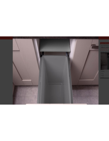 300mm Ace Kitchen Waste Bin Single Recycling Container 36L Soft-close BIN300A