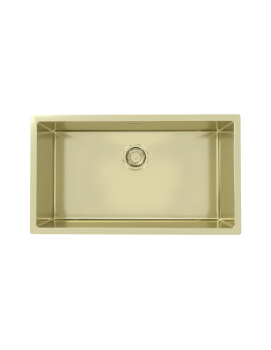 Alveus Quadrix60 Gold Kitchen Sink Monarch Inset Or Undermount 1117478N