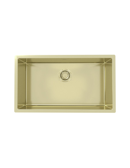 Alveus Quadrix60 Gold Kitchen Sink Monarch Inset Or Undermount 1117478N