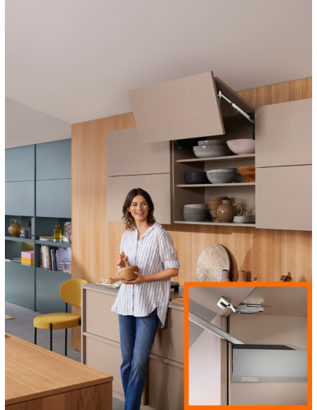 Blum Aventos HF-Top Easy Order Set 480-610 Lift Up Bi-Fold Hinge