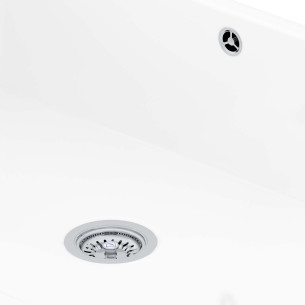 90mm Shaws Sink Waste Chrome Kitchen Ceramic Basket Strainer Plug FT2900013 2