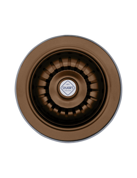 90mm Shaws Sink Waste English Bronze Kitchen Ceramic Basket Strainer FT2900058