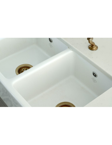 90mm Shaws Sink Waste English Bronze Kitchen Ceramic Basket Strainer FT2900058