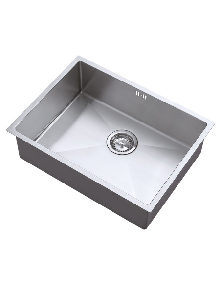 Zenuno15 550U Kitchen Sink & Waste 1.2mm Stainless Steel 1810 Company ZU/55/U15/S/081