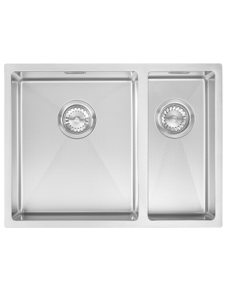HEXDUO10 340/180U BBL Stainless Steel Kitchen Sink 1.0 Hexagonal 1810 Company HD/3418/U10/S/224
