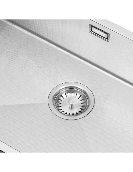 HEXDUO10 180/340U BBR Stainless Steel Kitchen Sink 1.5 Hexagonal 1810 Company HD/1834/U10/S/223