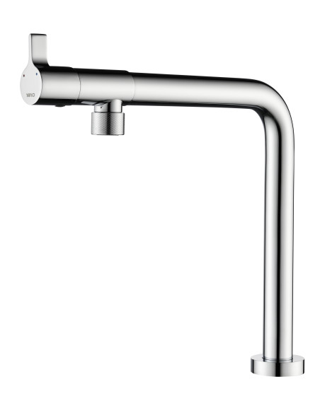 Tramonto Chrome Kitchen Tap 1810 Company Top Lever Non/Knurled TRA/01/CH