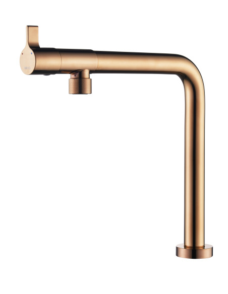 Tramonto Copper Kitchen Tap 1810 Company Top Lever Non/Knurled TRA/04/COP
