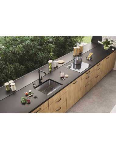 Alveus Kombino50 Stainless Steel Kitchen Sink Waste Undermount 1100237N