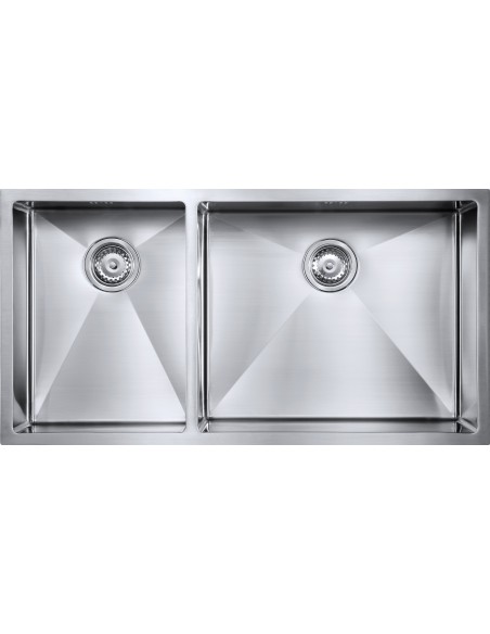 ZENDUO15 340/550U XXL DEEP BBR Kitchen Sink Stainless Steel 1810 2.0 ZD/3455/U15/D/S/XXL/504 DEEP BBR