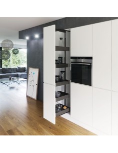 300mm VS TAL Planero Larder Kitchen Pull Out Studio x4 Baskets LAVA 54749303