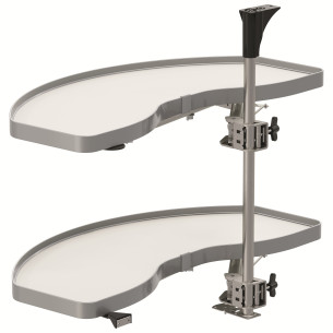 1000mm Cornerstone Swing White Corner Kitchen Storage Vauth Sagel 54205292 2