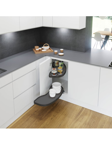 1000mm Cornerstone Swing Lava Vauth Sagel Kitchen Storage 500mm Door