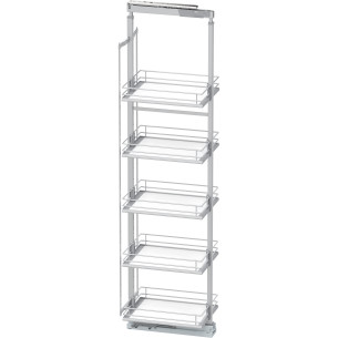 400mm Kitchen Larder Premea White VS Tal 1900-2140 Vauth Sagel 400PREMW 2