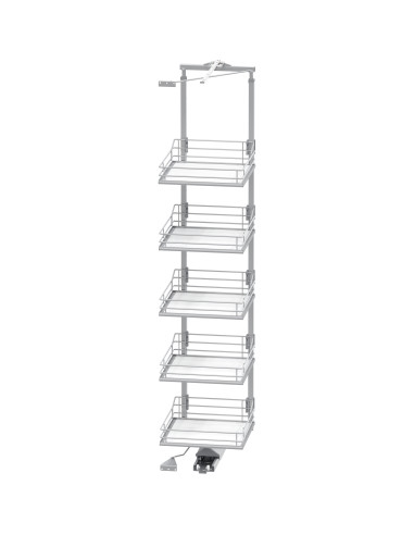 600mm VS Tal Gate Premea White Larder 1900-2140mm Swing Out Vauth Sagel