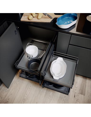 900mm VS COR Flex Premea Lava Kitchen Corner Vauth Sagel Pull Out   54829423