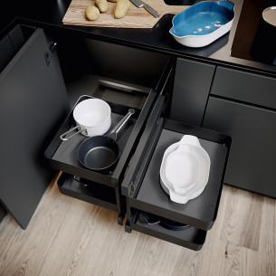 900mm VS COR Flex Planero Kitchen Corner Vauth Sagel Pull Out 450 Door 54829343