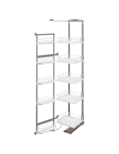 500mm VS Tal Gate Pro Pantry Premea White Kitchen Storage 1900-2150 VSTGPPREM5