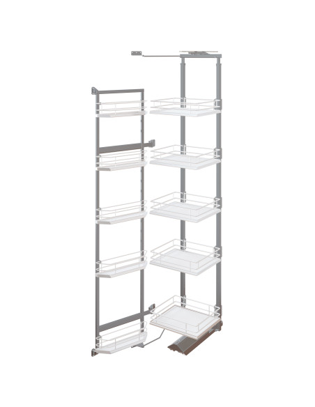 500mm VS Tal Gate Pro Pantry Premea White Kitchen Storage 1900-2150 VSTGPPREM5