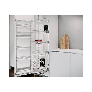 500mm VS Tal Gate Pro Pantry Premea White Kitchen Storage 1900-2150 VSTGPPREM5