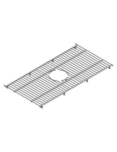 Shaws Grid1 Kitchen Sink Accessory Butler Bowland Shaker Inset 800mm FT0100010