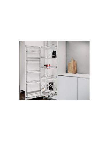 600mm VS Tal Gate Pro Pantry Premea White Kitchen Storage 1900-2150 VSTGPPREM6