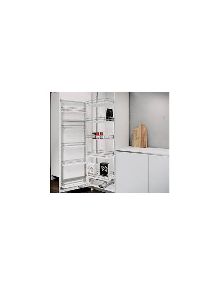 600mm VS Tal Gate Pro Pantry Premea White Kitchen Storage 1900-2150 VSTGPPREM6